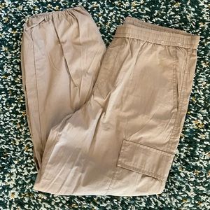 Khaki Uniqlo Cargo Pants